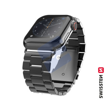 Swissten Apple Watch 42-44mm Metal Band - 46000311 - Black