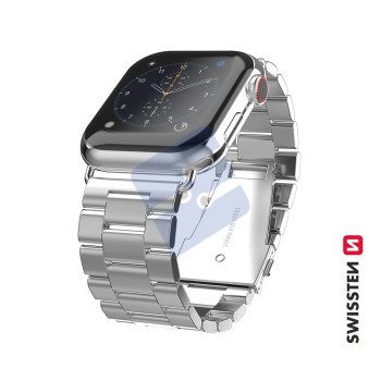 Swissten Apple Watch 42-44mm Metal Band - 46000312 - Silver