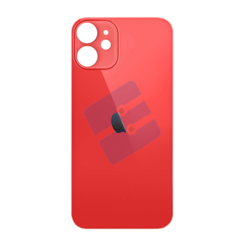 Apple iPhone 12 Mini Backcover Glass - (Wide Camera Opening) - Red