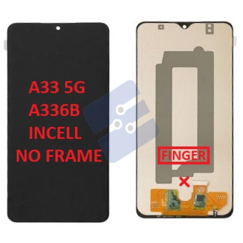 Samsung SM-A336B Galaxy A33 5G LCD Display + Touchscreen - Incell - No Frame - Black