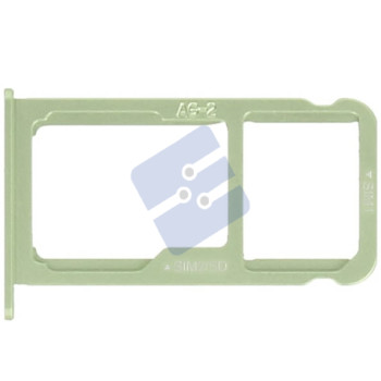 Huawei P10 Simcard holder + Memorycard Holder 51661FAT Green