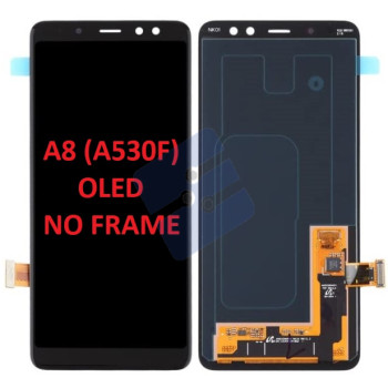 Samsung SM-A530F Galaxy A8 2018 LCD Display + Touchscreen - (OLED) - No Frame - Black