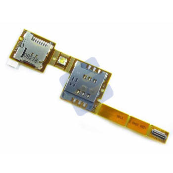 Sony Ericsson Xperia X10 Simcard + Memorycard reader Flex Cable 1224-1548