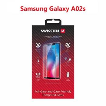 Swissten SM-A025F Galaxy A02s Tempered Glass - 54501787 - Full Glue - Black