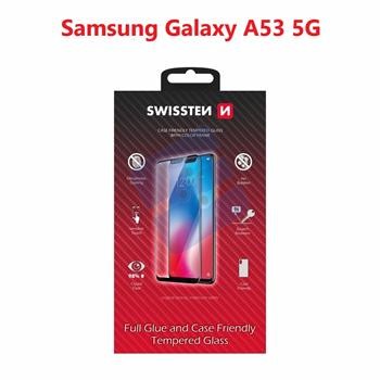 Swissten SM-A536B Galaxy A53 5G Tempered Glass - 54501819 - Full Glue - Black