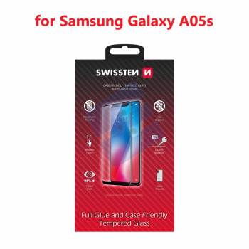 Swissten SM-A057F Galaxy A05s Tempered Glass - 54501846 - Full Glue - Black