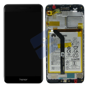 Huawei Honor 6C Pro (JMM-L22) LCD Display + Touchscreen + Frame Incl. Battery and Parts 02351LNC Black