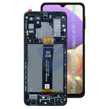 Samsung SM-A326U Galaxy A32 5G LCD Display + Touchscreen + Frame - (US VERSION) (OEM ORIGINAL) - Black
