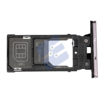 Sony Xperia XZ2 (H8266) Simcard holder + Memorycard Holder (Dual Sim) 1311-3792 Pink