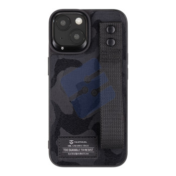 Tactical iPhone 14 Pro Max Camo Troop Drag Strap Cover - 8596311194696 - Black