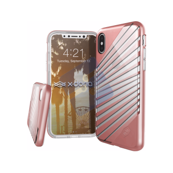 X-doria Apple iPhone X/iPhone XS Hard Case Revel Lux - 3X2C0955A | 6950941460873 - Rose Gold Rays