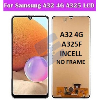 Samsung SM-A325F Galaxy A32 4G LCD Display + Touchscreen - Incell - No Frame - Black