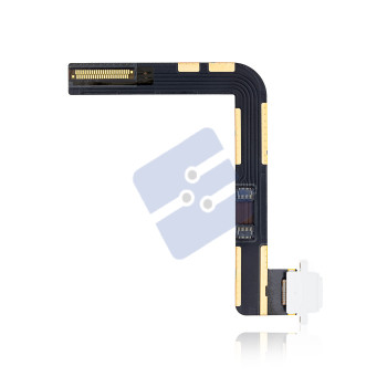 Apple iPad 7 (10.2) - (2019)/iPad 8 (10.2) - 2020/iPad 9 (10.2) - 2021 Charge Connector Flex Cable - Silver