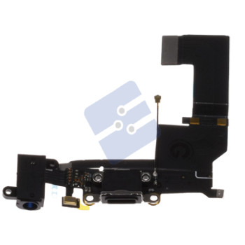 Apple iPhone SE Charge Connector Flex Cable With Headphone Jack Flex and Microphone Module Black