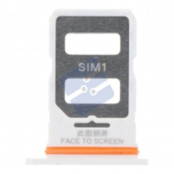 Xiaomi Redmi Note 13 Pro 5G (2312DRA50C/2312CRAD3C) Simcard Holder - White