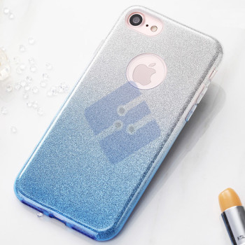 Fshang iPhone 7/iPhone 8/iPhone SE (2020) TPU Case - Rose Gradient Series - Blue