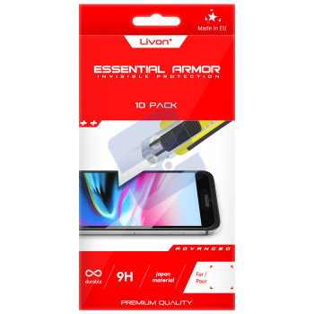 Livon  OnePlus 7 (GM1901) Tempered Glass Bundle Pack 10 pcs