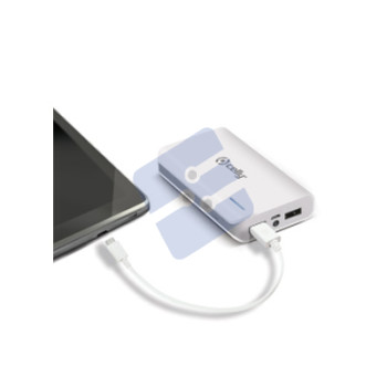 Celly Charger Power Bank Universal 6000mAh White