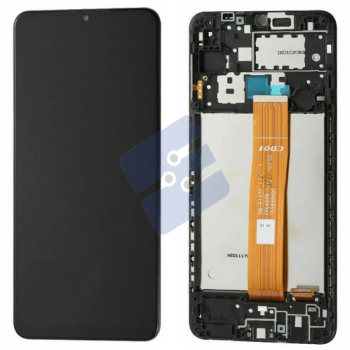 Samsung SM-A125F Galaxy A12 LCD Display + Touchscreen + Frame - Black (OEM ORIGINAL)