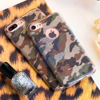 Fshang G935F Galaxy S7 Edge TPU Case - Camouflage - Army