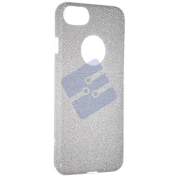 Fshang iPhone 7/iPhone 8/iPhone SE (2020) TPU Case - Rose Series - Silver