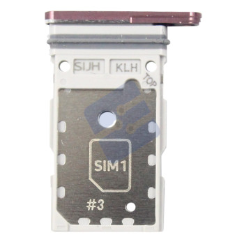 Samsung SM-S908B Galaxy S22 Ultra Simcard Holder - GH98-47138B - Burgundy Red