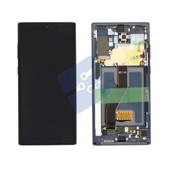 Samsung N975F Galaxy Note 10 Plus LCD Display + Touchscreen + Frame - GH82-21620A/GH82-21621A - Star Wars Edition - Red/Black
