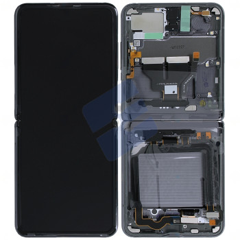 Samsung SM-F707B Galaxy Z Flip 5G LCD Display + Touchscreen + Frame - GH82-23414A - Grey