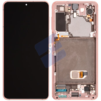 Samsung SM-G991B Galaxy S21 LCD Display + Touchscreen + Frame - GH82-24544D/GH82-24545D - Pink