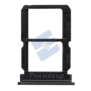 OnePlus 5T (A5010) Simcard holder + Memorycard Holder Black