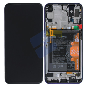 Huawei Honor 9X Pro (HLK-L41) LCD Display + Touchscreen + Frame - 02353AKK - Incl. Battery And Parts - Purple