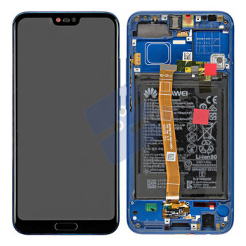 Huawei Honor 10 (COL-AL00) LCD Display + Touchscreen + Frame 02351XBP Phantom Blue Incl. Battery and Parts