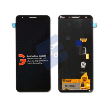 Google Pixel 3a (G020A/E/F/G/H) LCD Display + Touchscreen - Black