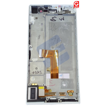 Huawei Ascend P7 LCD Display + Touchscreen + Frame 02359389 White