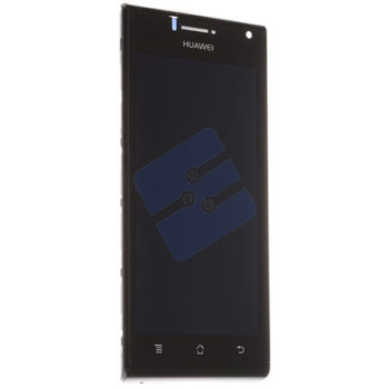 Huawei Ascend P1 LCD Display + Touchscreen + Frame + Battery  Black