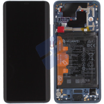 Huawei Mate 20 Pro (LYA-L29) LCD Display + Touchscreen + Frame Incl. Battery and Parts 02352GFX Blue