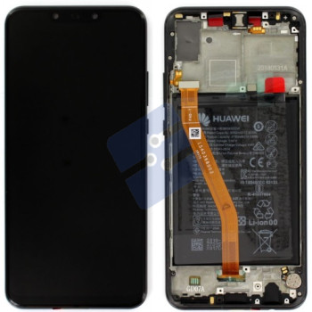 Huawei Nova 3 (PAR-LX1) LCD Display + Touchscreen + Frame Incl. Battery and Parts 02352BNM/02352DTH Black