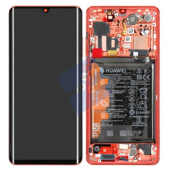 Huawei P30 Pro (VOG-L29) LCD Display + Touchscreen + Frame Incl. Battery and Parts 02352PGK Amber