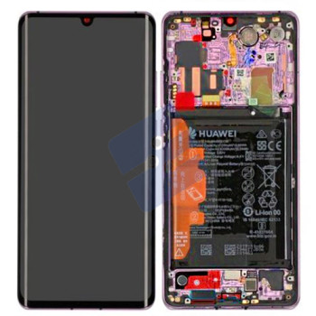 Huawei P30 Pro (VOG-L29)/P30 Pro New Edition (VOG-L29) LCD Display + Touchscreen + Frame  Incl. Battery and Parts 02353DGM Lavender