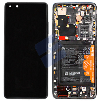 Huawei P40 Pro Plus (ELS-N39) LCD Display + Touchscreen + Frame Incl. Battery and Parts 02353RVJ Black