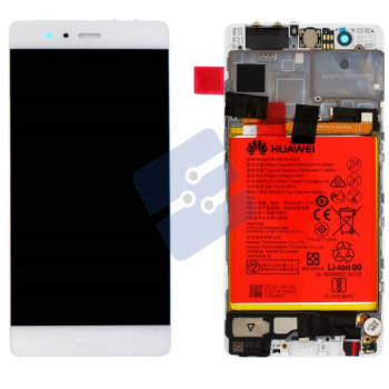 Huawei P9 LCD Display + Touchscreen + Frame White Incl. Battery and Parts 02350RRY 02350RKF