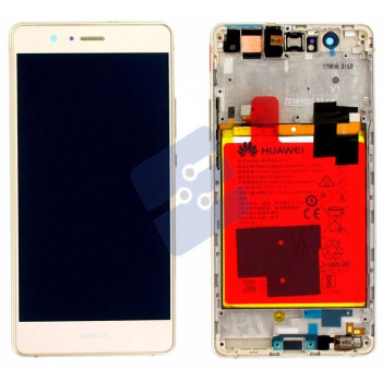 Huawei P9 Lite LCD Display + Touchscreen + Frame - 02350TMS/02351LHF/02350TPV - Incl. Battery And Parts - Gold
