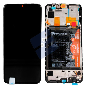 Huawei P Smart (2020) (POT-LX1A) LCD Display + Touchscreen + Frame Incl. Battery and Parts 02353RJT Black