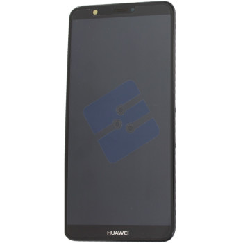 Huawei P Smart (FIG-LX1)  LCD Display + Touchscreen + Frame Incl. Battery - 02351SVJ/02351SVK - Black