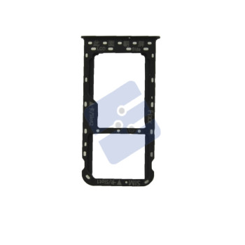Huawei P Smart (FIG-LX1)  Simcard Holder - 51661HCM/51661HCT - Black