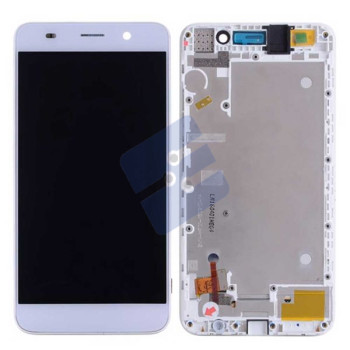 Huawei Y6 LCD Display + Touchscreen + Frame  White