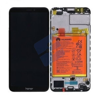Huawei Honor 7C (LND-AL30) LCD Display + Touchscreen + Frame Incl. Battery and Parts 02351USW Black