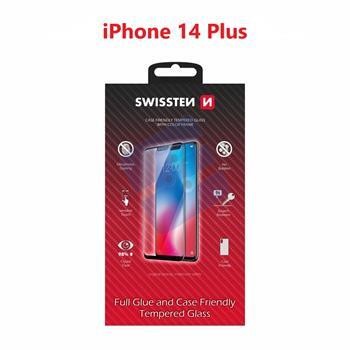 Swissten iPhone 14 Plus Tempered Glass - 54501824 - Full Glue - Black