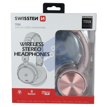 Swissten Trix Stereo Headphones- 52510502 - Wireless - Pink