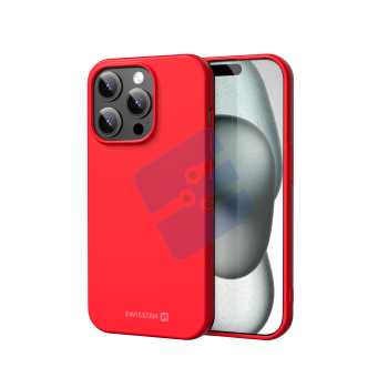 Swissten iPhone 15 Pro Soft Joy Case - 34500315 - Red